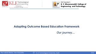 Adapting Outcome Based Education Framework