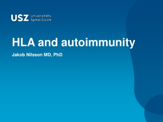 HLA and autoimmunity