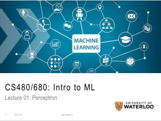 CS 480/680 : Intro to ML