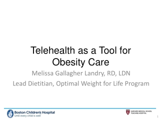 Telehealth as a Tool for Obesity Care