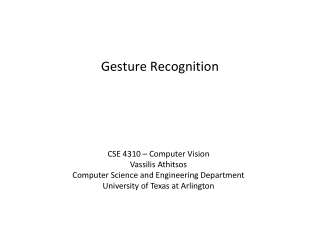 Gesture Recognition