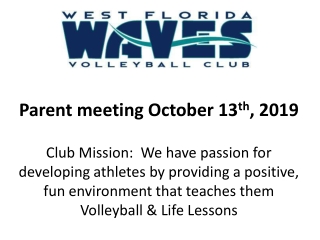 Kelly Comerford, Co-Director West Florida Waves Grassroots &amp; Developmental