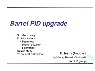 Barrel PID upgrade