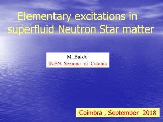 Elementary excitations in superfluid Neutron Star matter