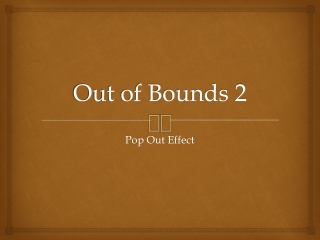 Out of Bounds 2