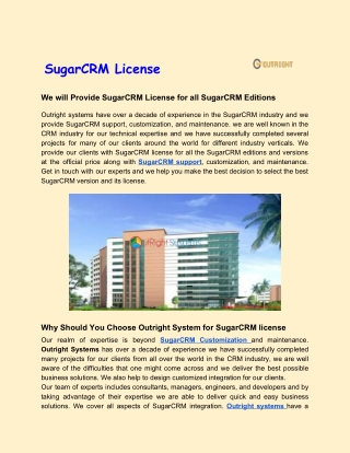 Best SugarCRM License