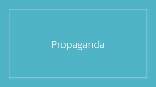 Propaganda