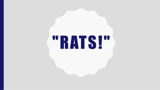 &quot;rats!&quot;