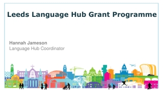 Leeds Language Hub Grant Programme
