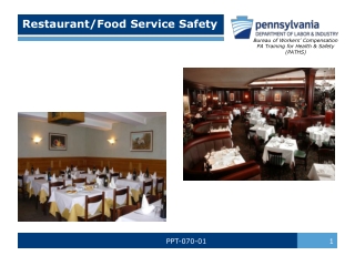 Restaurant/Food Service Safety