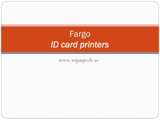Fargo ID card printers