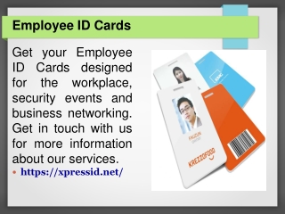 Employee ID Cards