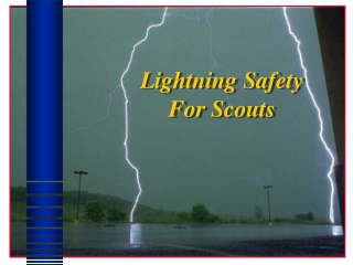Lightning Safety For Scouts