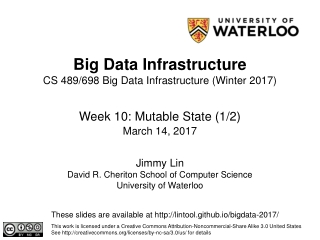 Big Data Infrastructure