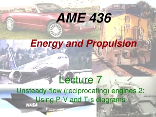 AME 436 Energy and Propulsion