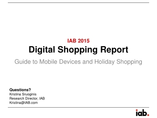 Digital Shopping Report