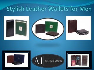 Stylish Leather Wallets for Men