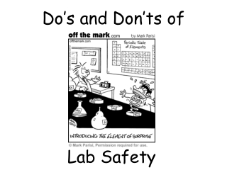 Do’s and Don’ts of