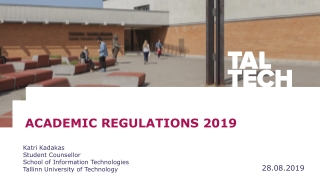 Academic Regulations 2019