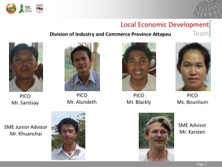 Local Economic Development Team