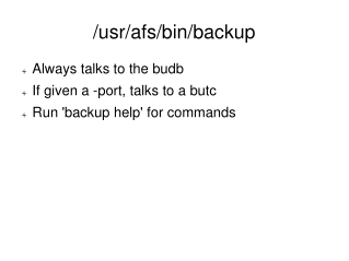 /usr/afs/bin/backup