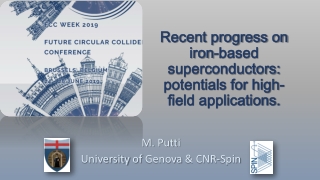 Recent progress on iron-based superconductors: potentials for high-field applications.