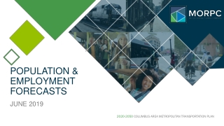 POPULATION &amp; EMPLOYMENT FORECASTS