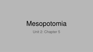 Mesopotomia