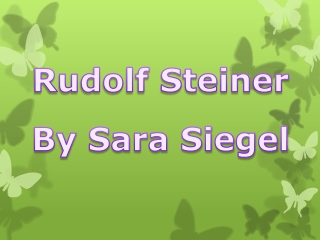 Rudolf Steiner