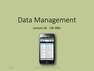 Data Management