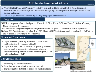 Road construction in Jericho city