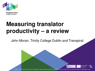 Measuring translator productivity – a review