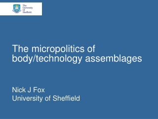 The micropolitics of body/technology assemblages