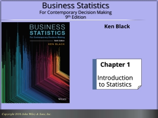 Business Statistics For Contemporary Decision Making 9 th Edition