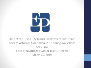 State of the Union – Actuarial Employment and Trends