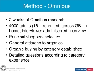 Method - Omnibus