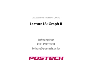 Lecture18: Graph II