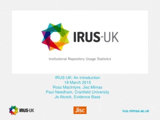 Institutional Repository Usage Statistics