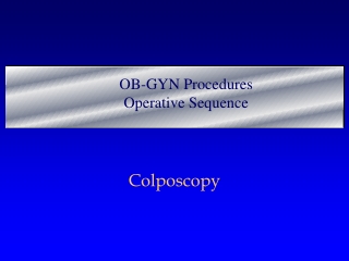 Colposcopy