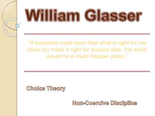 William Glasser