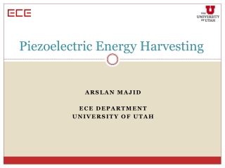 Piezoelectric Energy Harvesting