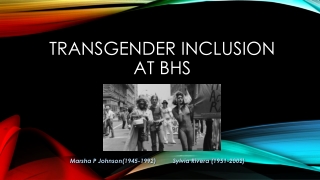 Transgender inclusion at bhs