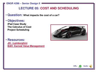 Question: What impacts the cost of a car?