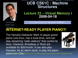 Internet-ready player piano?!