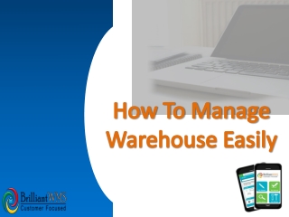 How To Manage Warehouse Easily