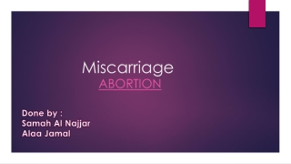 Miscarriage