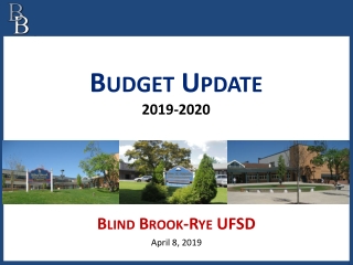 Budget Update 2019-2020