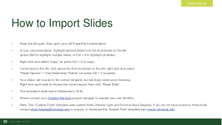 How to Import Slides