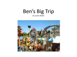 Ben’s Big Trip by Lauren Muller