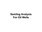 Semilog Analysis For Oil Wells